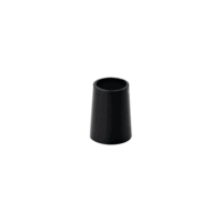 Ferrules Plain Black - 12-pack