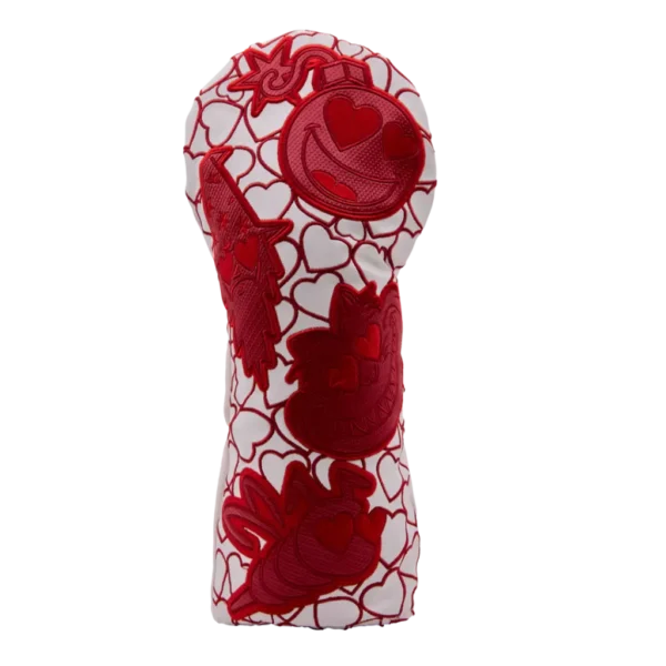 Valentine's Day Multi Icon Heart Eyes - Driver Headcover